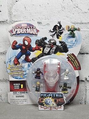 Marvel Ultimate Spider Man Fighter Pods Series 1 Figure Set Sealed